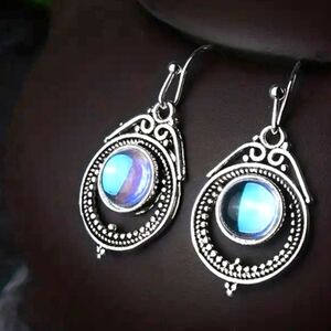 Gorgeous Moonlight stone fish hook earrings. NWT. Fast Ship. Boutique.